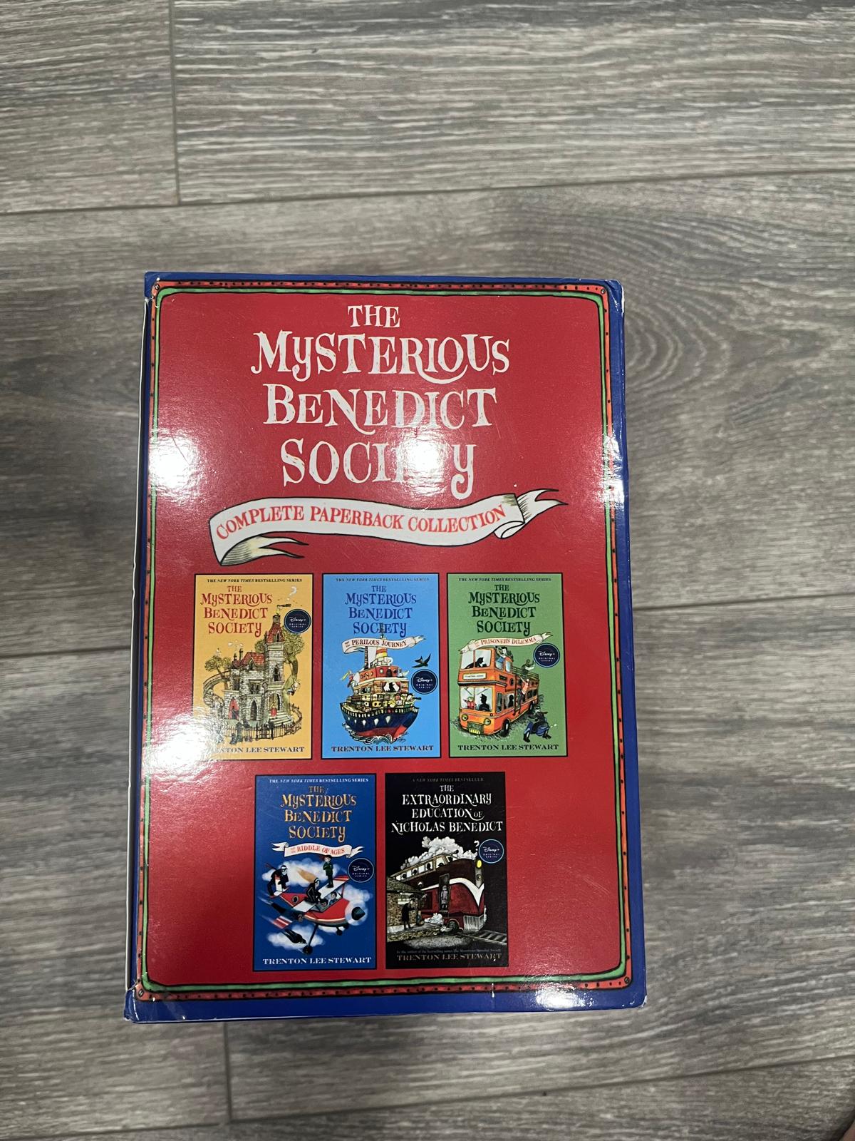 Mysterious Benedict Society Paperback Boxed Set by Trenton Lee Stewart (2020,...