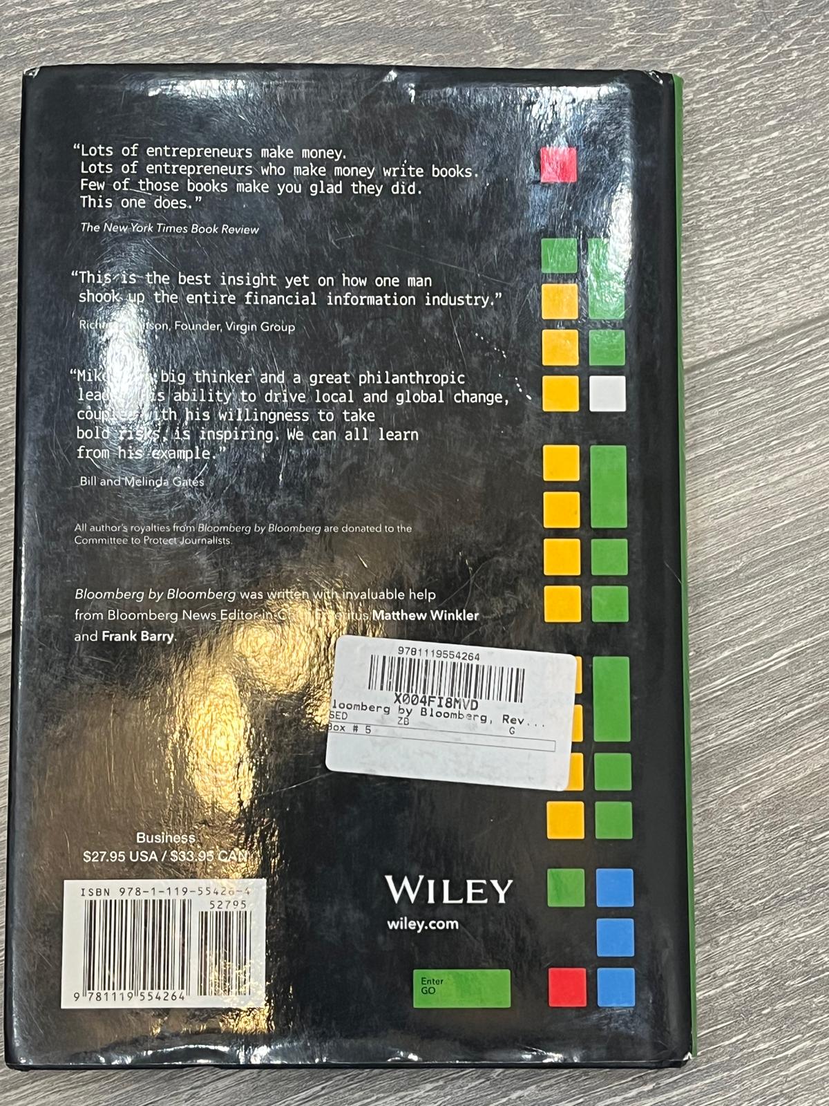 Bloomberg by Bloomberg, Revised and Updated - Hardcover - GOOD