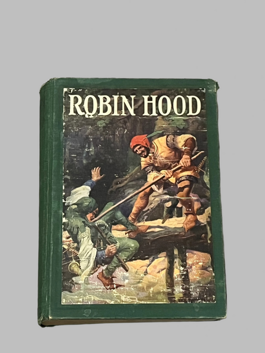 1923 “ Robin Hood” John C. Winston Company Beautiful Color Illustrations