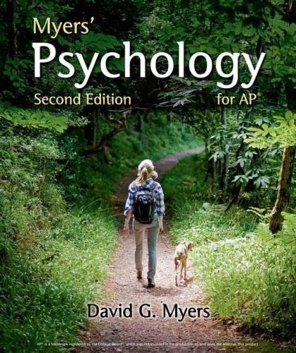 Myers' Psychology for Ap(r) by Myers, David 2nd Addition